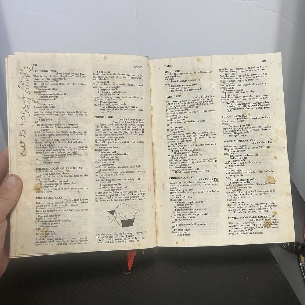 JOY OF COOKING Cookbook 1972 Edition Hardcover Vintage
